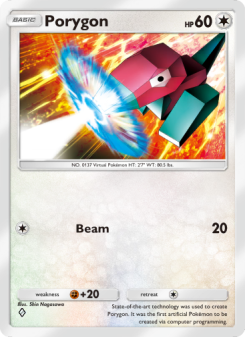 Porygon - pokemon TCG Card