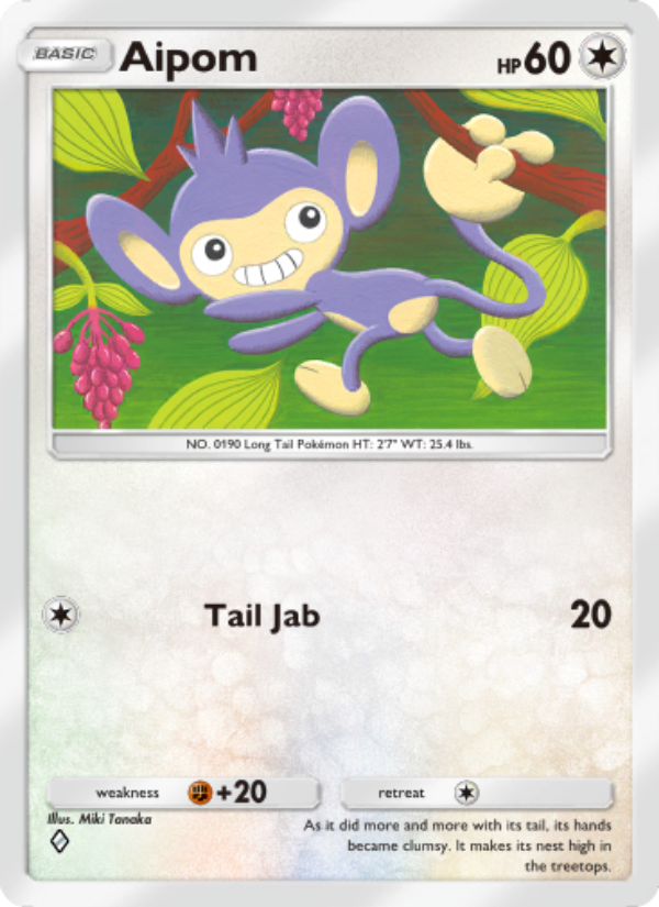 Aipom - Pokémon TCG Card