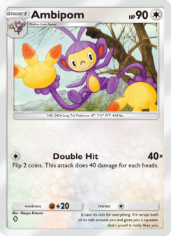 Ambipom - pokemon TCG Card