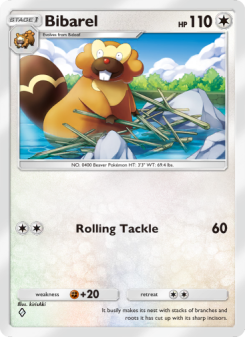 Bibarel - pokemon TCG Card