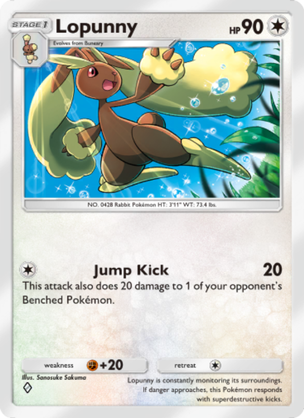 Lopunny - Pokémon TCG Card