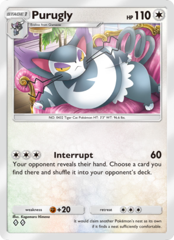 Purugly - Pokémon TCG Card
