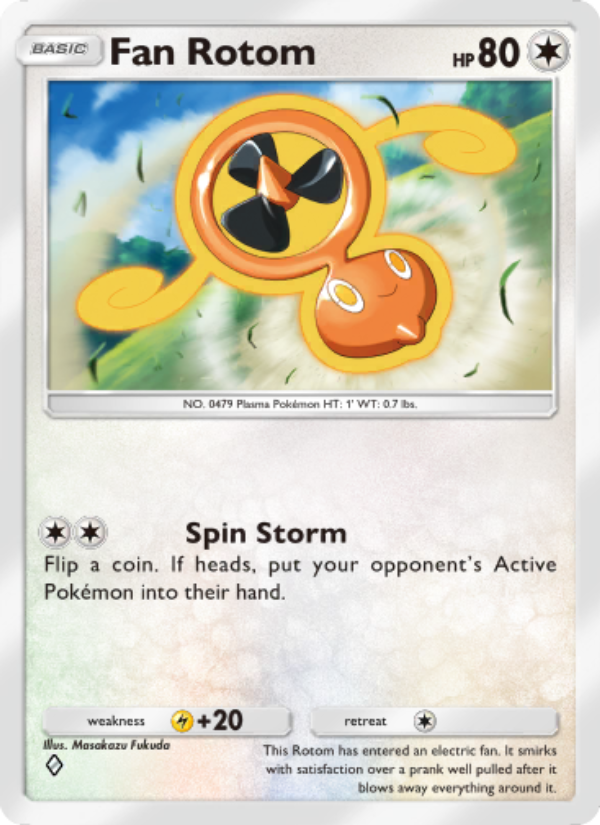 Fan Rotom - Pokémon TCG Card