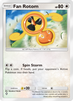 Fan Rotom - pokemon TCG Card