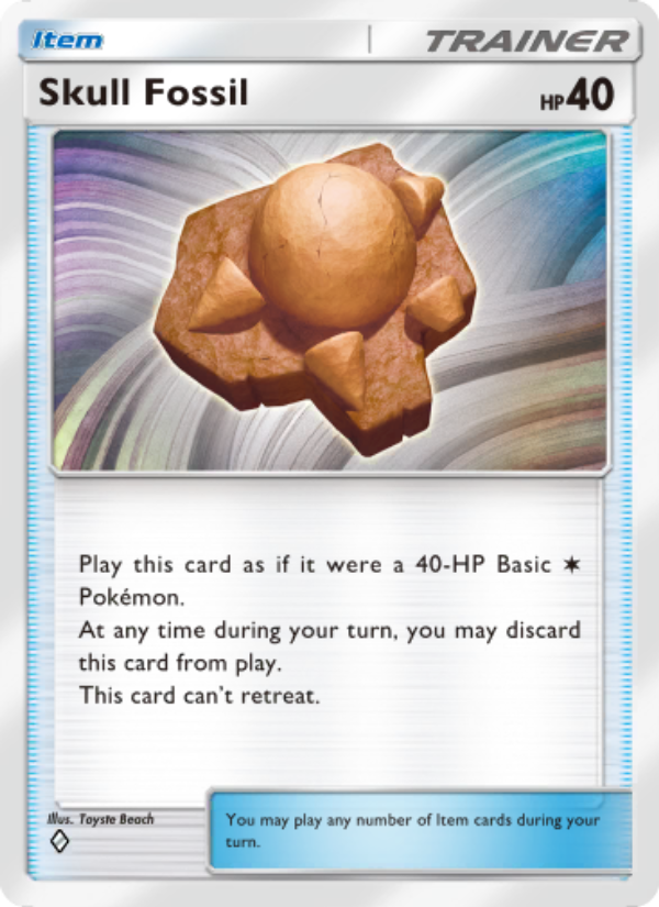 Skull Fossil - Pokémon TCG Card