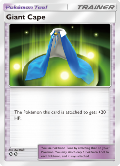 Giant Cape - pokemon TCG Card