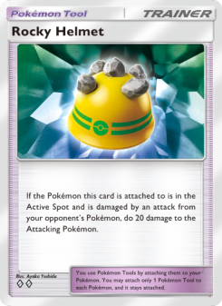 Rocky Helmet - pokemon TCG Card