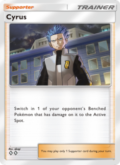 Cyrus - pokemon TCG Card