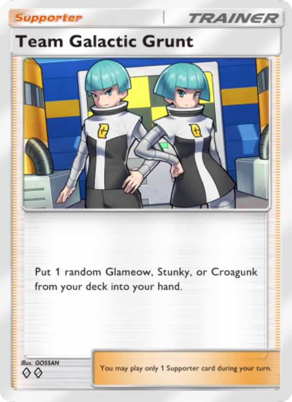 Team Galactic Grunt - Pokémon TCG Card