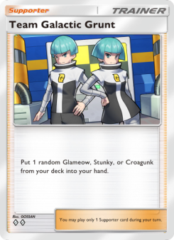 Team Galactic Grunt - pokemon TCG Card