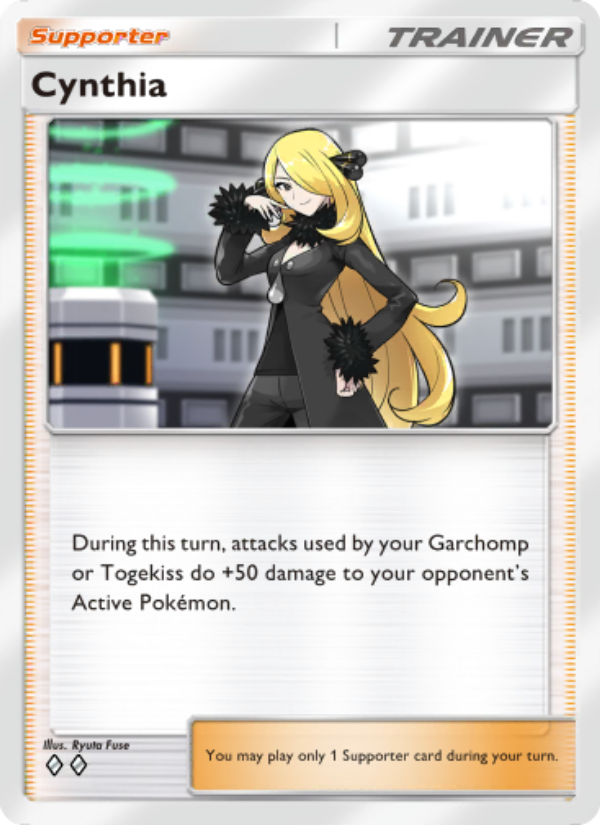 Cynthia - Pokémon TCG Card