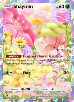 Shaymin - pokemon TCG Card