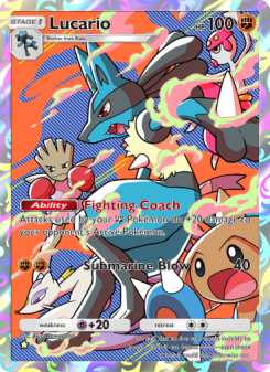Lucario - pokemon TCG Card
