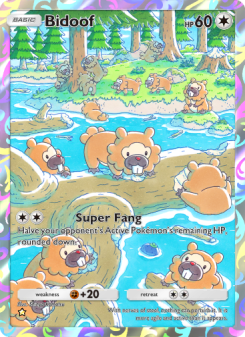 Bidoof - pokemon TCG Card