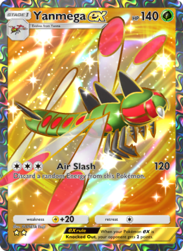 Yanmega ex - Pokémon TCG Card