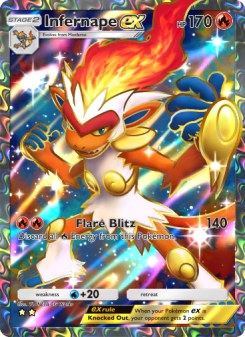 Infernape ex - pokemon TCG Card