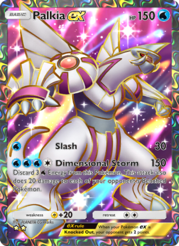 Palkia ex - Pokémon TCG Card