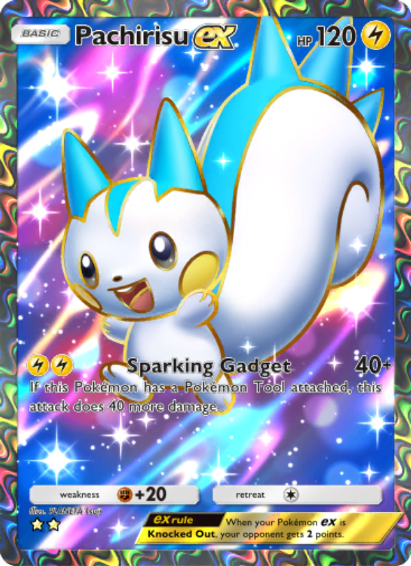 Pachirisu ex - Pokémon TCG Card
