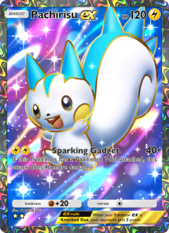 Pachirisu ex - pokemon TCG Card