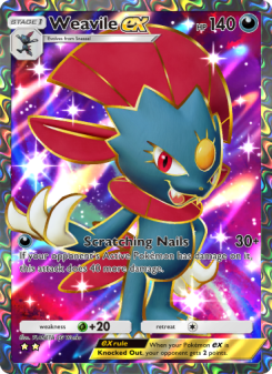 Weavile ex - pokemon TCG Card