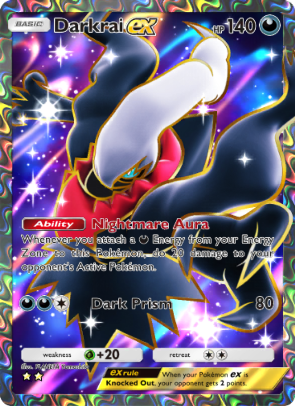 Darkrai ex - Pokémon TCG Card