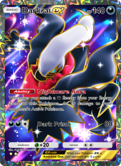 Darkrai ex - pokemon TCG Card