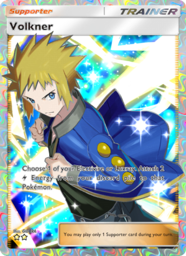 Volkner - Pokémon TCG Card