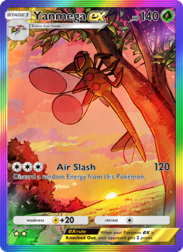 Yanmega ex - Pokémon TCG Card