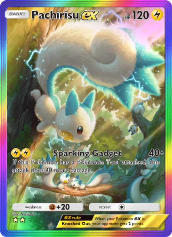 Pachirisu ex - Pokémon TCG Card