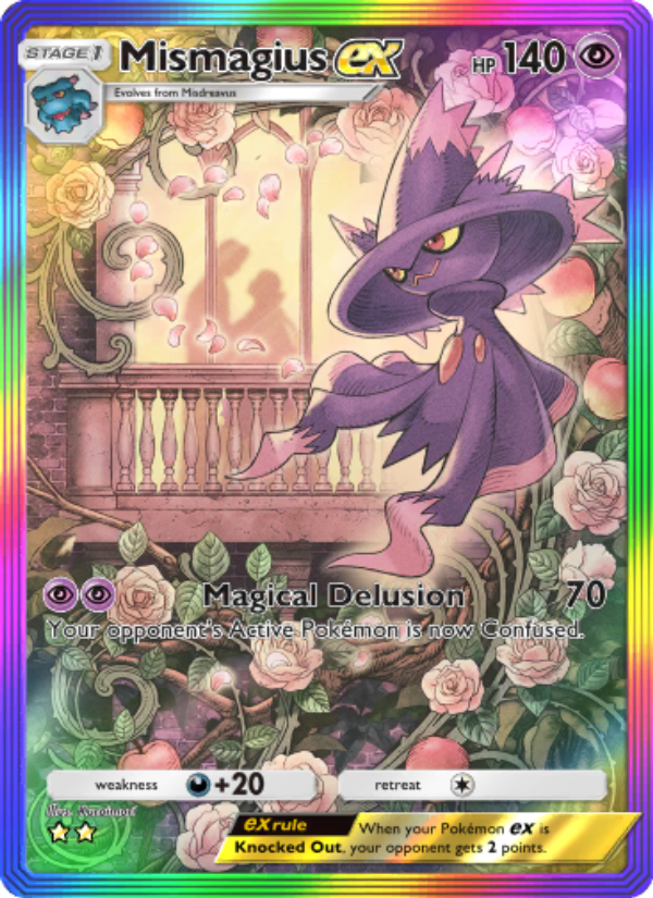 Mismagius ex - Pokémon TCG Card