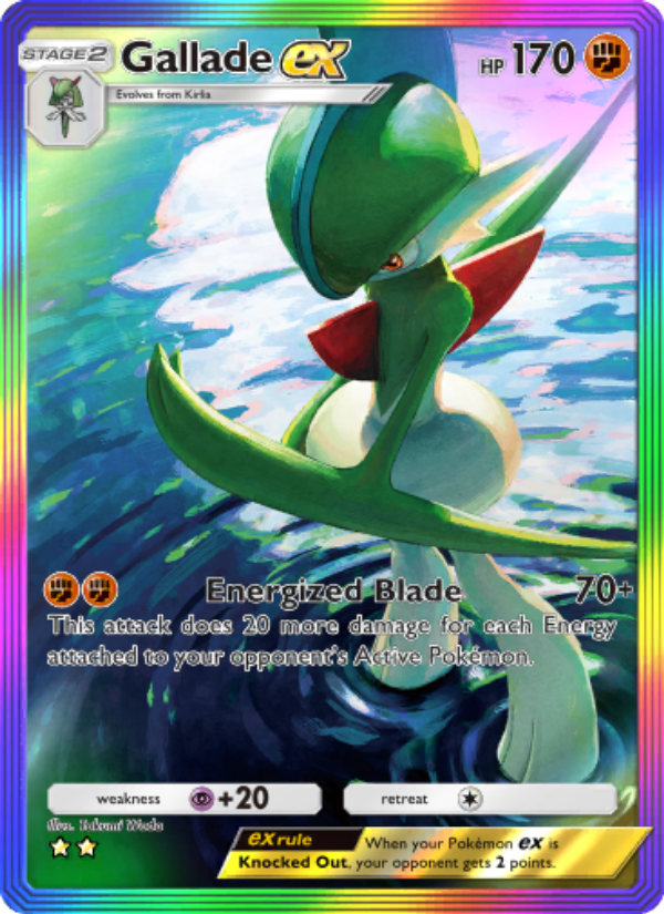 Gallade ex - Pokémon TCG Card
