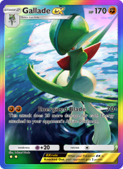 Gallade ex - pokemon TCG Card