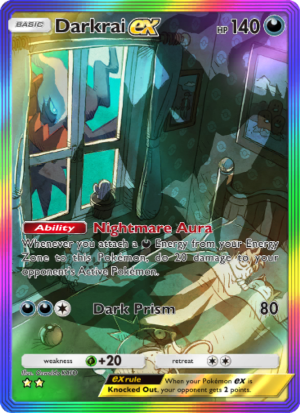 Darkrai ex - Pokémon TCG Card