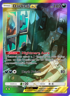 Darkrai ex - pokemon TCG Card