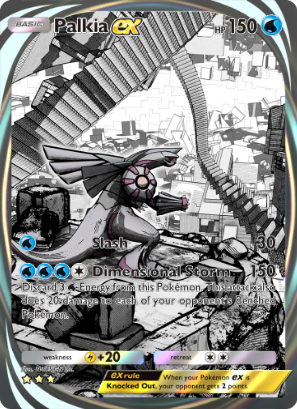 Palkia ex - Pokémon TCG Card