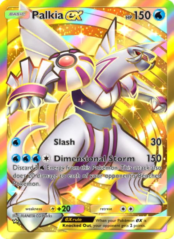 Palkia ex - Pokémon TCG Card