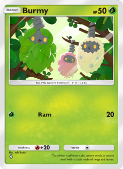 Burmy - pokemon TCG Card