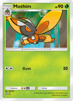 Mothim - pokemon TCG Card