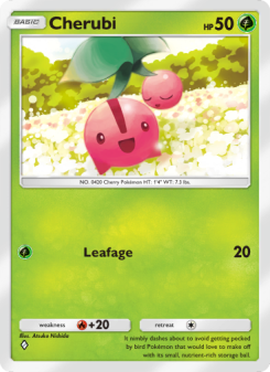 Cherubi - pokemon TCG Card