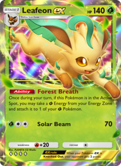 Leafeon ex - pokemon TCG Card