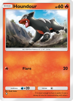 Houndour - pokemon TCG Card