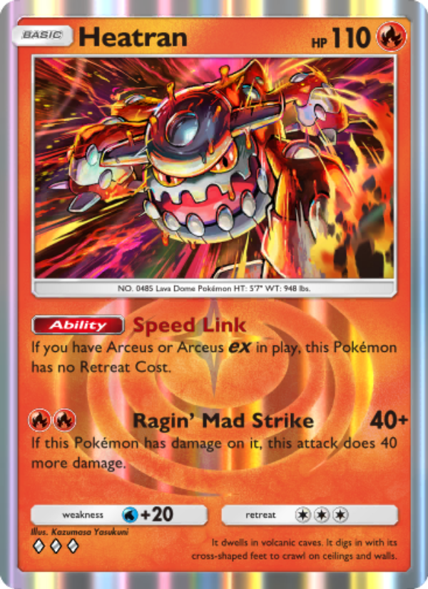 Heatran - Pokémon TCG Card