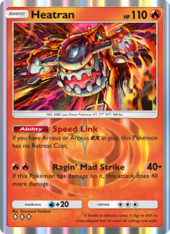 Heatran - pokemon TCG Card
