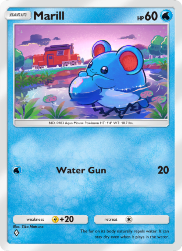 Marill - Pokémon TCG Card