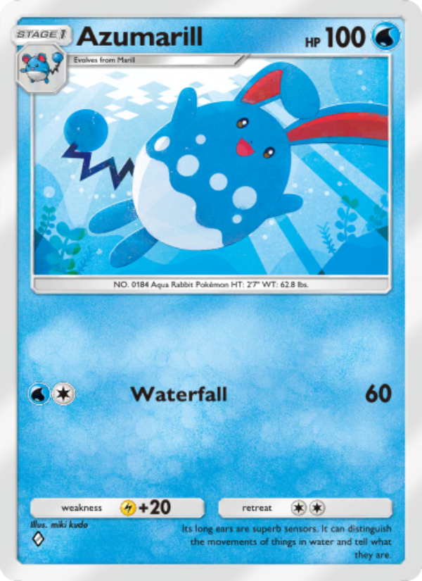 Azumarill - Pokémon TCG Card