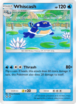 Whiscash - pokemon TCG Card