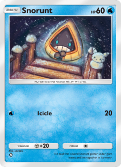 Snorunt - pokemon TCG Card