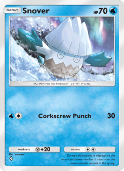 Snover - pokemon TCG Card