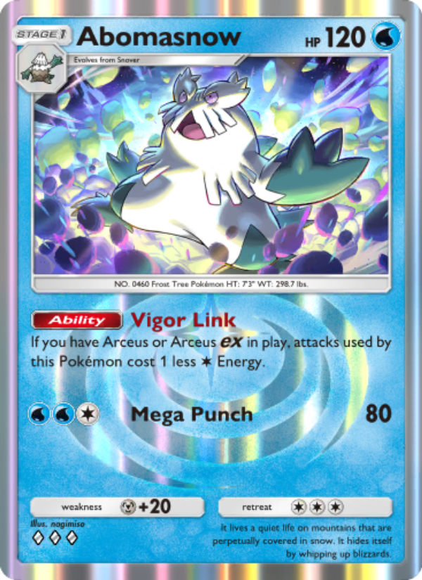 Abomasnow - Pokémon TCG Card