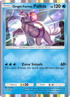 Origin Forme Palkia - pokemon TCG Card